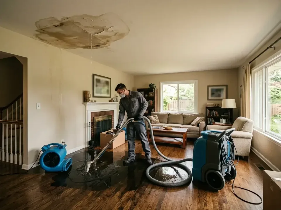 attic-pipe-burst-ceiling-drip-008 — frequently asked questions, Water Damage Restoration & Carpet Care in Pine Bluff, AR